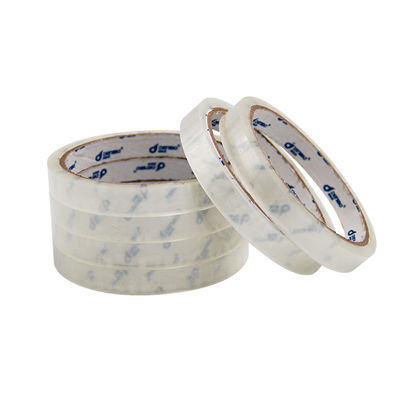 ভালো দাম 6 রোলস স্বচ্ছ হলুদ বোপ স্ব-আঠালো লোগো টেপগুলি অ্যামাজনের জন্য আবরণ সহ অনলাইন