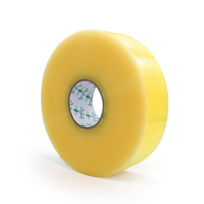 ভালো দাম 1000Yards BOPP হলুদ হলুদ প্যাকেজিং আঠালো সিলিং টেপ অনলাইন