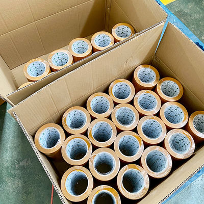 22 বছর কারখানা বাদামী প্যাকিং টেপ 48mm X 100m জন্য কার্টন সিলিং টেপ