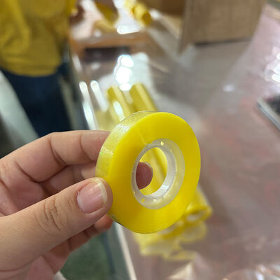 লোগোর জন্য শক্তিশালী আঠালো উচ্চ মানের প্যাকিংয়ের জন্য আঠালো স্টেশনারি টেপ